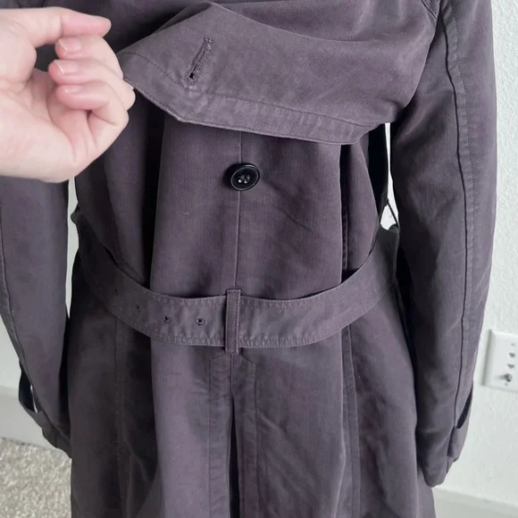 Comptoir Des Cotonniers women’s Purple Trench Coat with warm layer small $650 - Picture 9 of 16